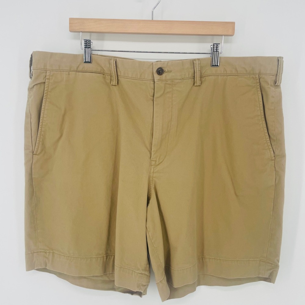 Polo Ralph Lauren Men's Stretch Straight Fit Chino Shorts Khaki Size 42